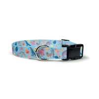Sea creatures dog collar
