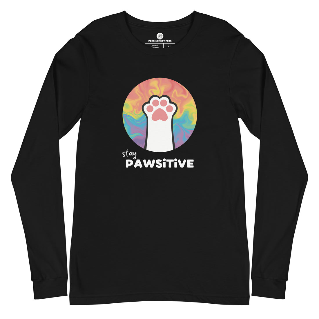 Stay Pawsitive Long Sleeve Tee