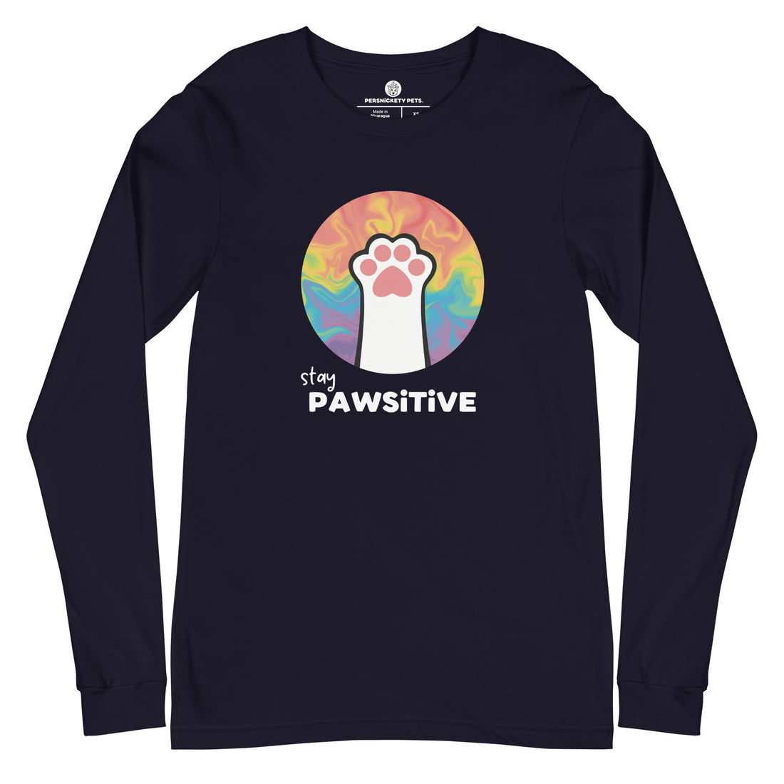 Stay Pawsitive Long Sleeve Tee