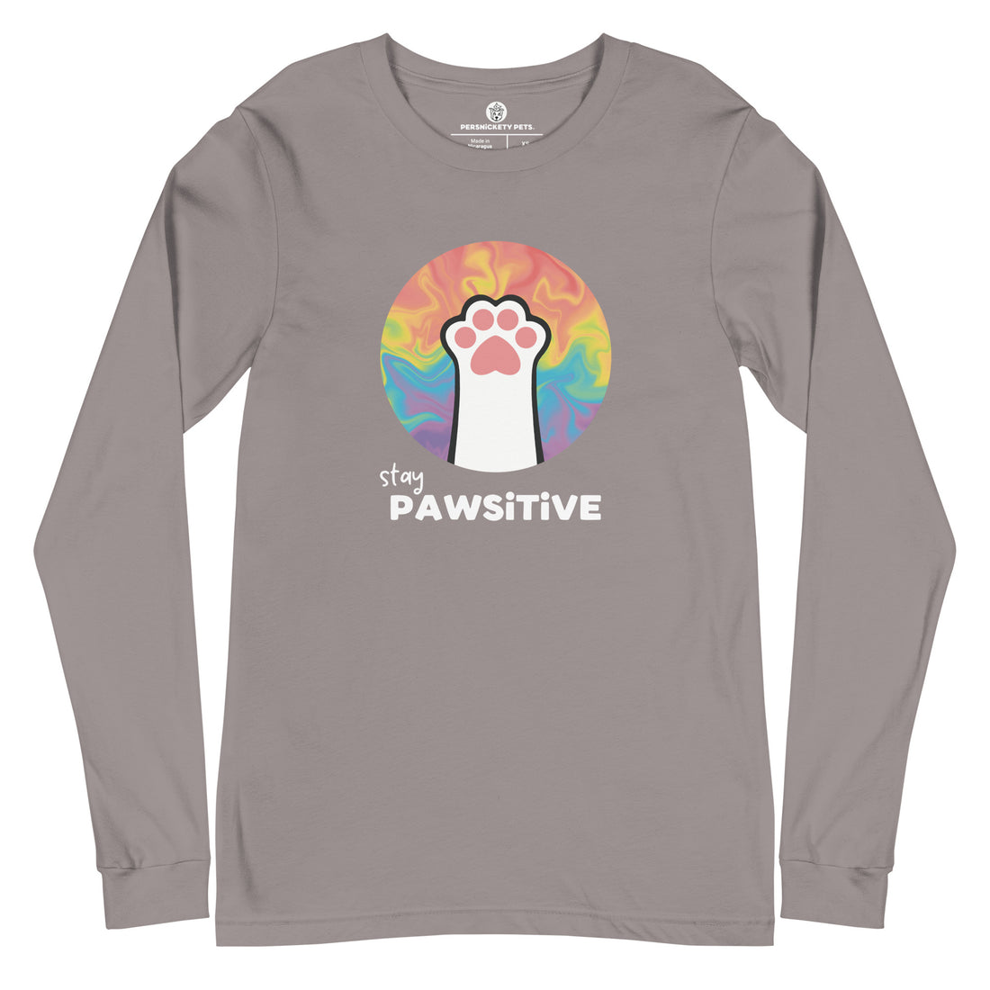 Stay Pawsitive Long Sleeve Tee