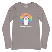 Stay Pawsitive Long Sleeve Tee