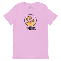 Orange Cheeky Cat Short Sleeve Tee