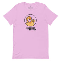 Orange Cheeky Cat Short Sleeve Tee