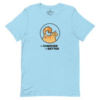 Orange Cheeky Cat Short Sleeve Tee