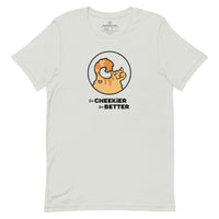 Orange Cheeky Cat Short Sleeve Tee