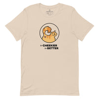 Orange Cheeky Cat Short Sleeve Tee