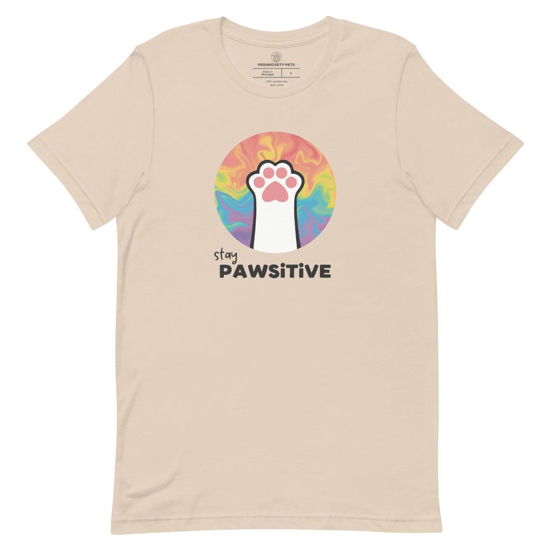 Stay Pawsitive Short Sleeve Tee