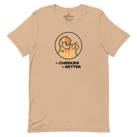 Orange Cheeky Cat Short Sleeve Tee