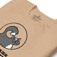 Cheeky Tuxedo Cat Short Sleeve Tee