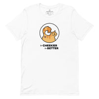 Orange Cheeky Cat Short Sleeve Tee