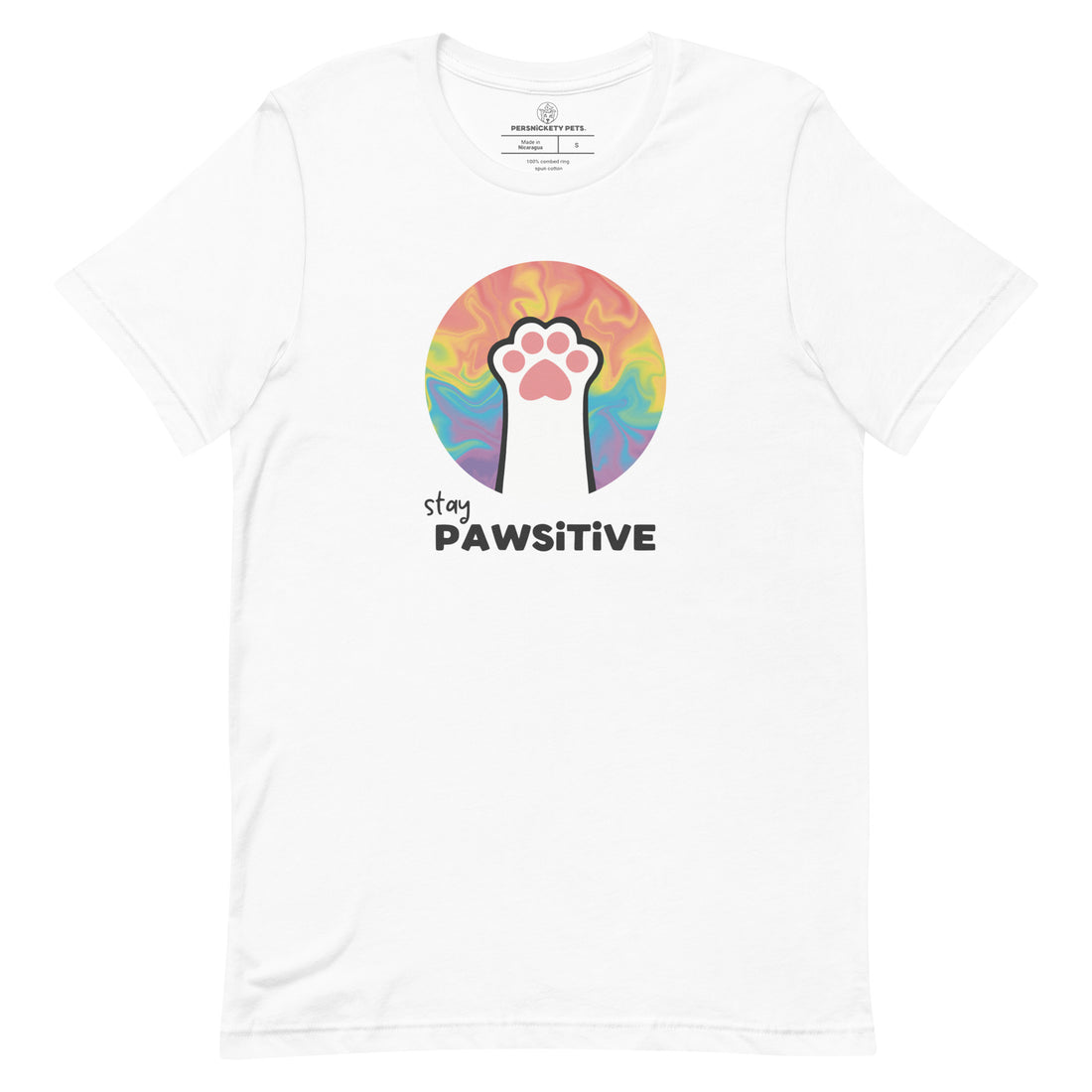 Stay Pawsitive Short Sleeve Tee