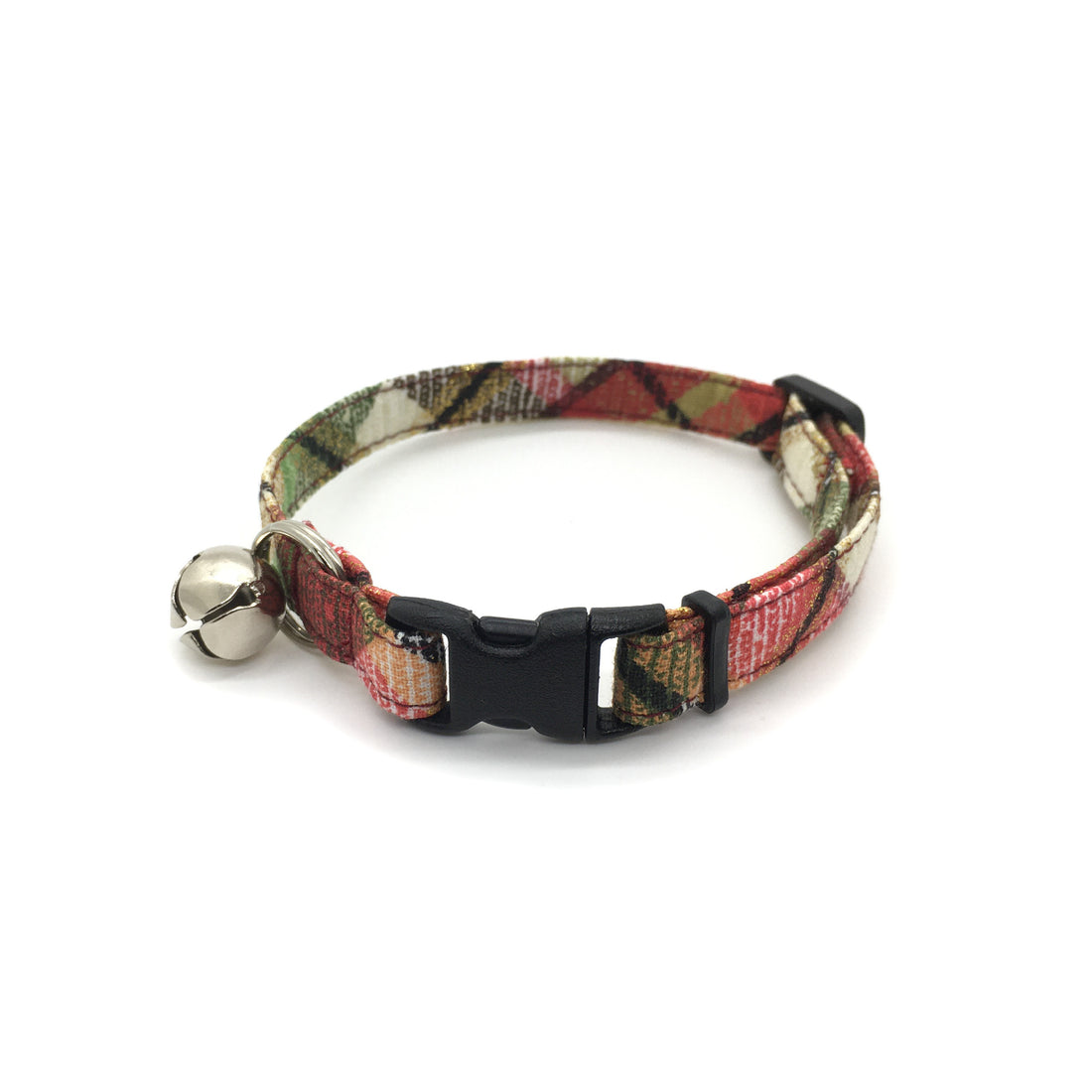 Persnickety Pets: Breakaway Cat Collar - 2020 winter collar, festive plaid