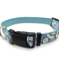 Persnickety Pets: Classic dog collar - seaspray on mist, single