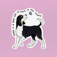 Persnickety Pets: Fig vinyl sticker