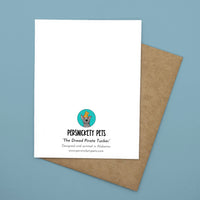 Persnickety Pets: Never too late notecard back