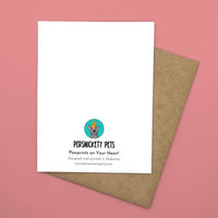 Persnickety Pets: Pawprints on your heart notecard back