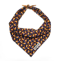 Candy Corn Plaid Reversible Bandana