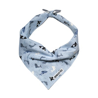 Arctic Whales & Foxes Reversible Bandana