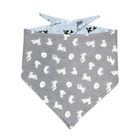 Arctic Whales & Foxes Reversible Bandana