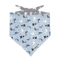 Arctic Whales & Foxes Reversible Bandana