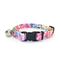Persnickety Pets: Watercolor splash breakaway cat collar