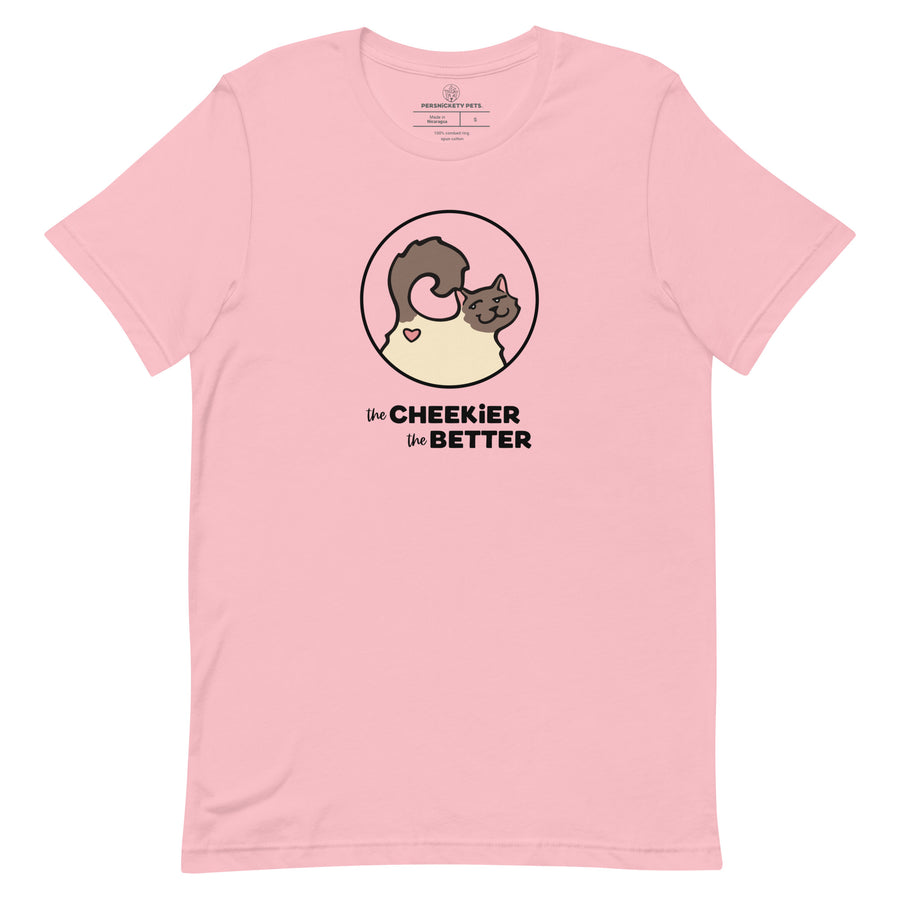 Siamese Cheeky Cat Short Sleeve Tee