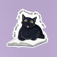 Persnickety Pets: Agatha vinyl sticker