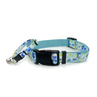 Persnickety Pets: blue raindrops cat and dog collar