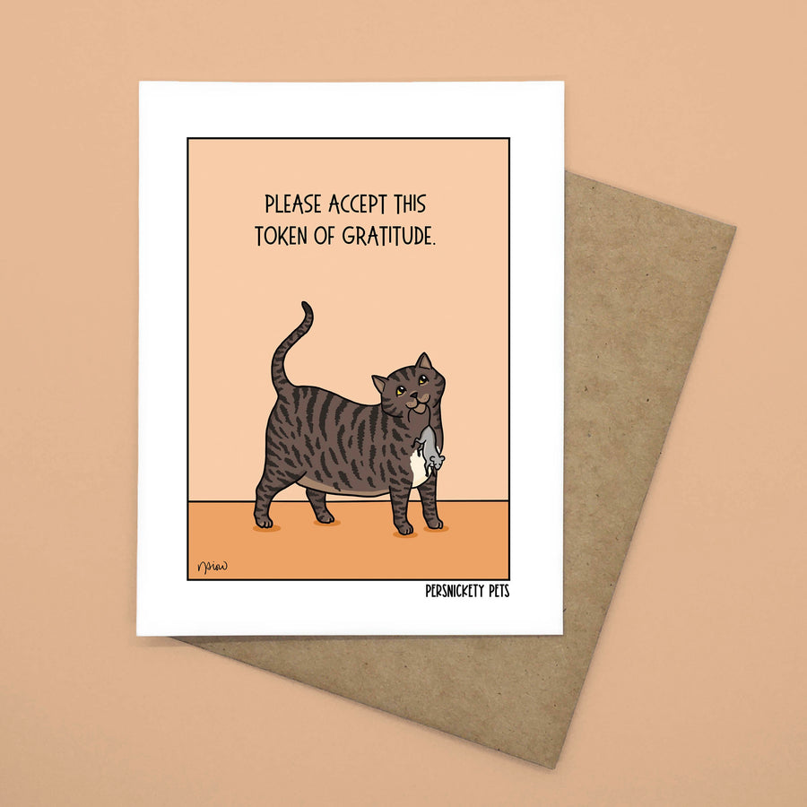 Persnickety Pets: Token of gratitude notecard