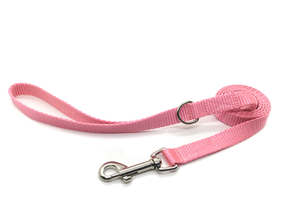 Persnickety Pets - Bubblegum pink dog leash, standard