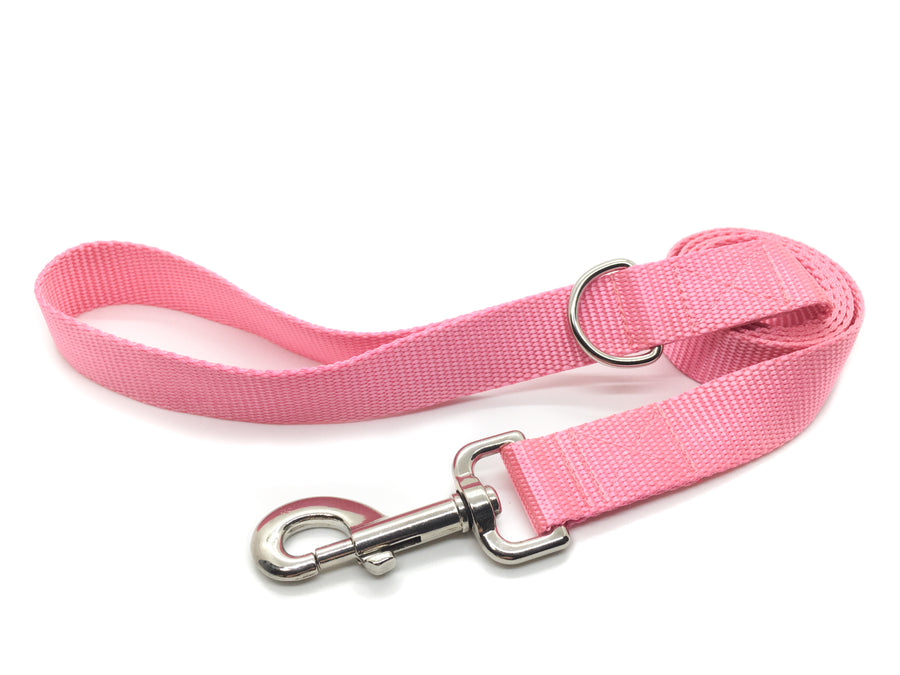 Persnickety Pets - Bubblegum pink dog leash, wide