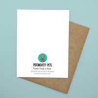 Persnickety Pets: Celebrate the little things notecard back