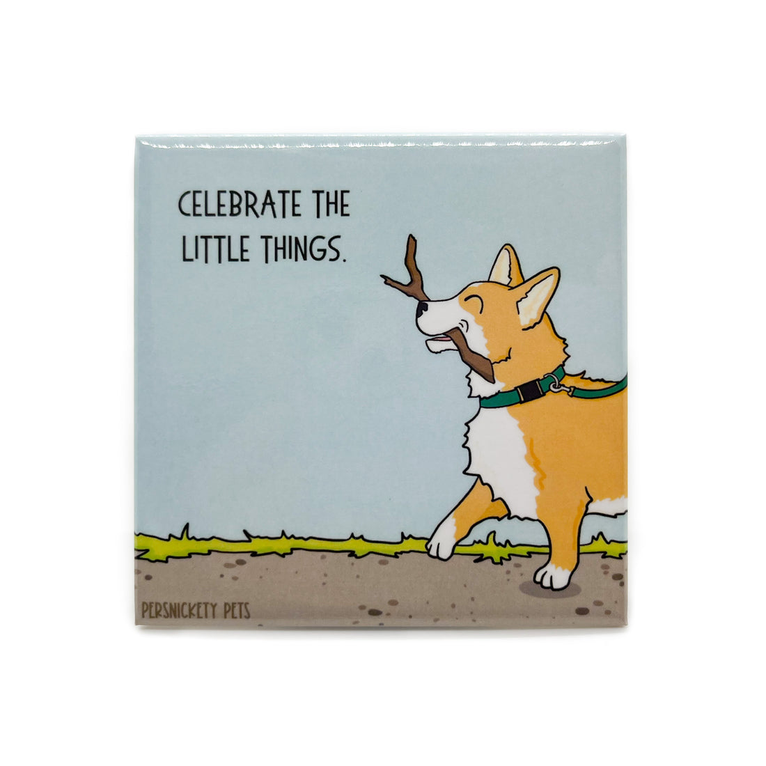 Persnickety Pets: Celebrate the Little Things fridge magnet 