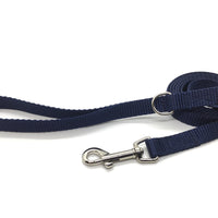 Persnickety Pets: midnight navy dog leash, standard