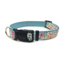 Persnickety Pets - flower garden classic dog collar
