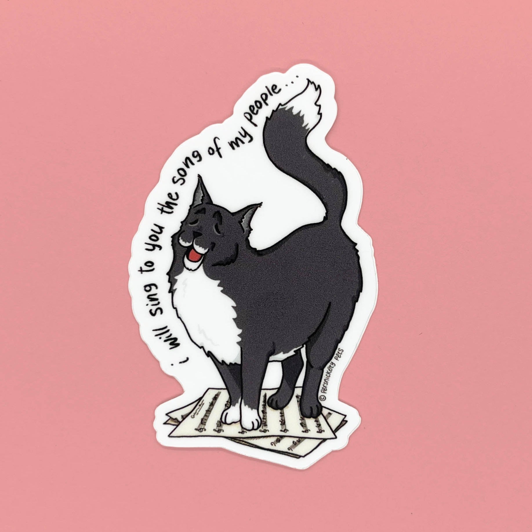 Giovanni the Virtuoso Vinyl Sticker – Persnickety Pets