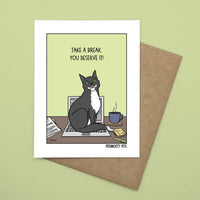 Persnickety Pets: Take a break notecard