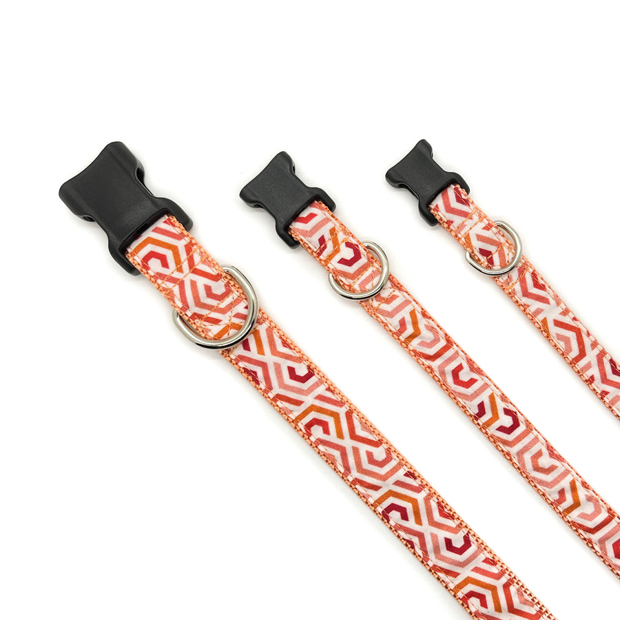 Persnickety Pets: Coral deco dog collar, 3 sizes