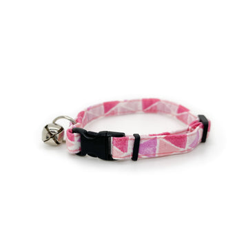 Persnickety Pets: Pink prisms breakaway cat collar