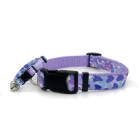 Persnickety Pets: Purple terrazzo cat and dog collars
