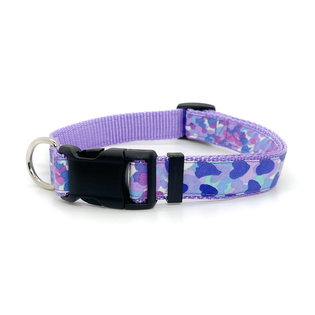Persnickety Pets: Purple terrazzo dog collar