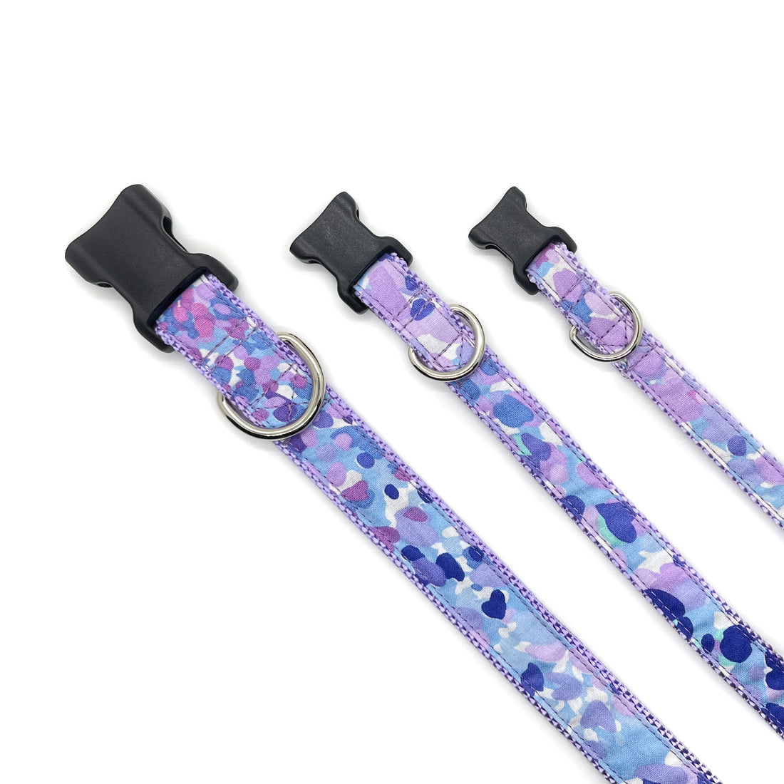 Persnickety Pets: Purple terrazzo dog collar, 3 sizes