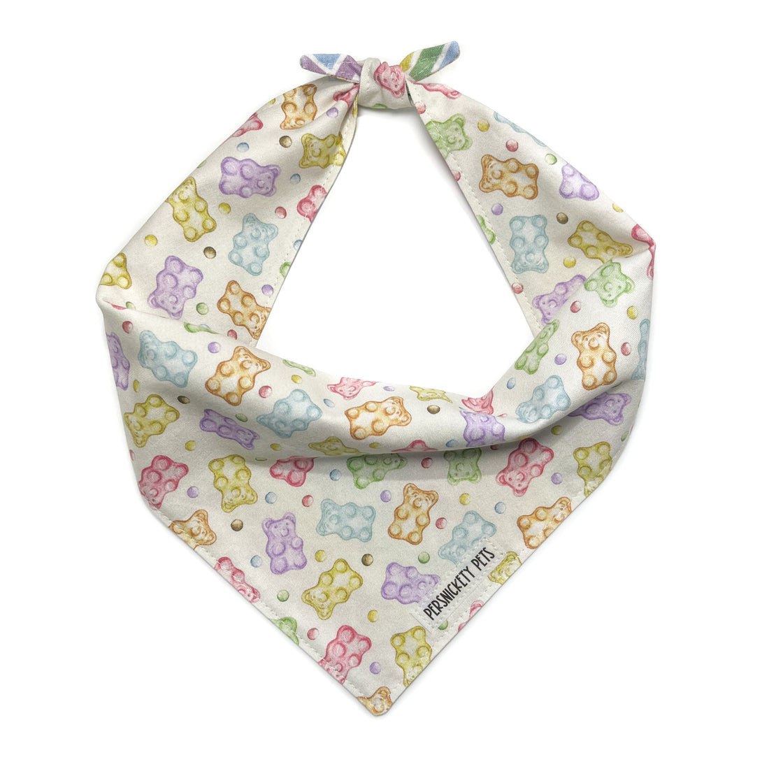 Rainbow Gummy Bears Reversible Bandana