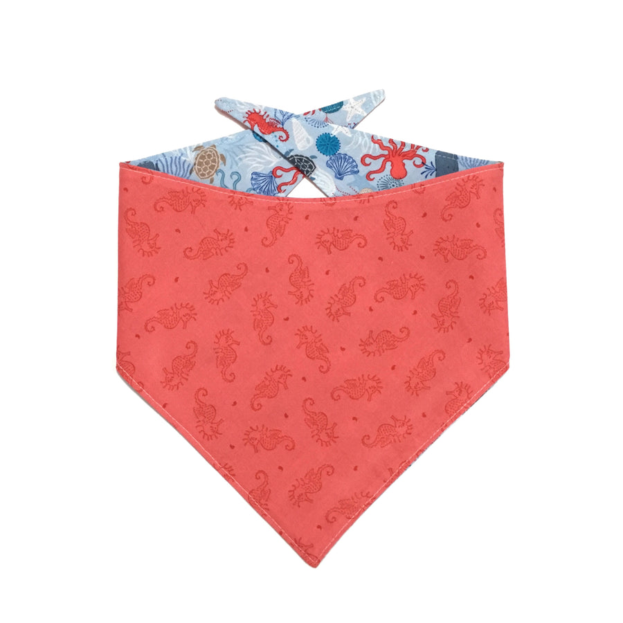 Persnickety Pets: Creatures of the Sea Reversible Bandana, reverse
