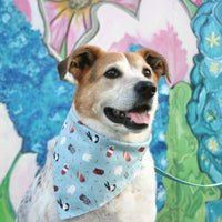 Persnickety Pets: Small friends reversible bandana, Balou modeling back