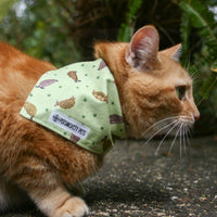 Persnickety Pets: Small friends reversible bandana, Marmie modeling front
