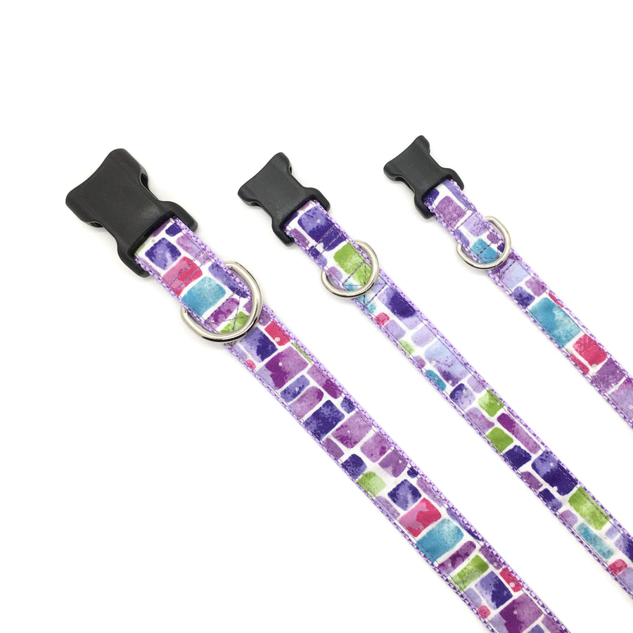 Persnickety Pets: Stained glass classic dog collar 3 sizes