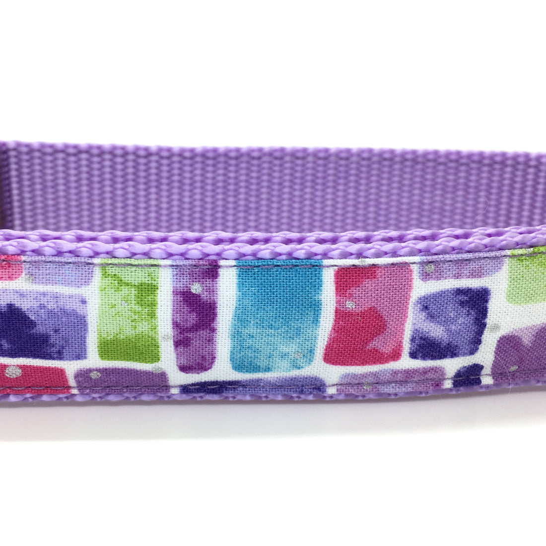 Persnickety Pets: Stained glass classic dog collar detail