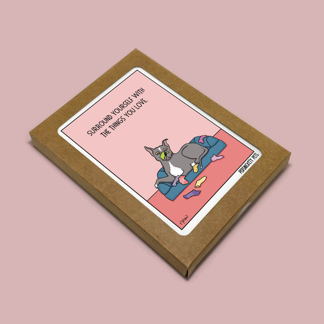 Persnickety Pets: Surround yourself with love notecard boxed set