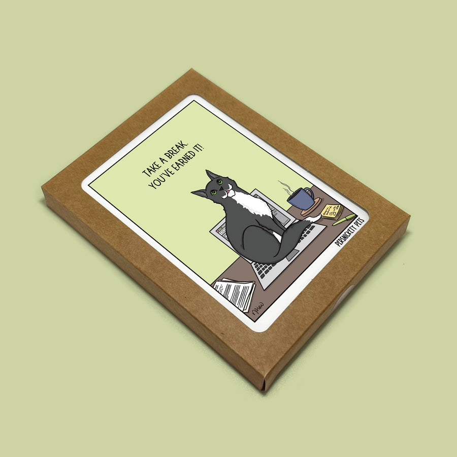 Persnickety Pets: Take a break notecard boxed sets